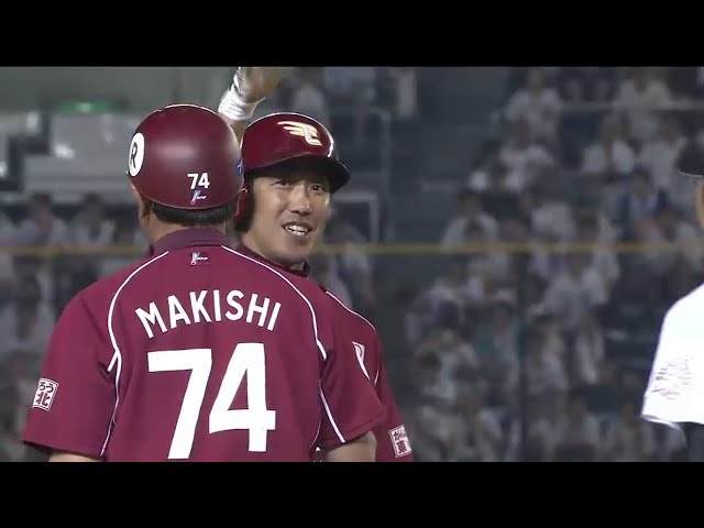 【8回表】本日4安打!! 絶好調のイーグルス・藤田のタイムリーで勝ち越し!! 2016/8/9 M-E