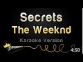 The Weeknd   Secrets   (Karaoke Version )