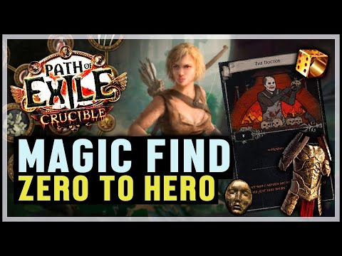 Pathfinder Caustic Arrow - How to Start Magic Find [Part 3] Path Of Exile - Crucible 3.21