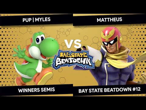 Bay State Beatdown #12 - PUP | Myles (Yoshi) vs Mattheus (Falcon) - Winners Semis