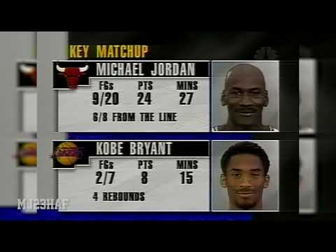 Kobe Bryant Showed Michael Jordan Some New Moves! (1998.02.01)
