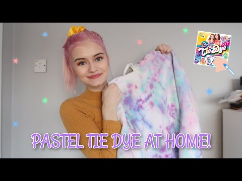 HOW TO TIE DYE AT HOME USING PASTEL COLOURS! | Easy + Affordable!