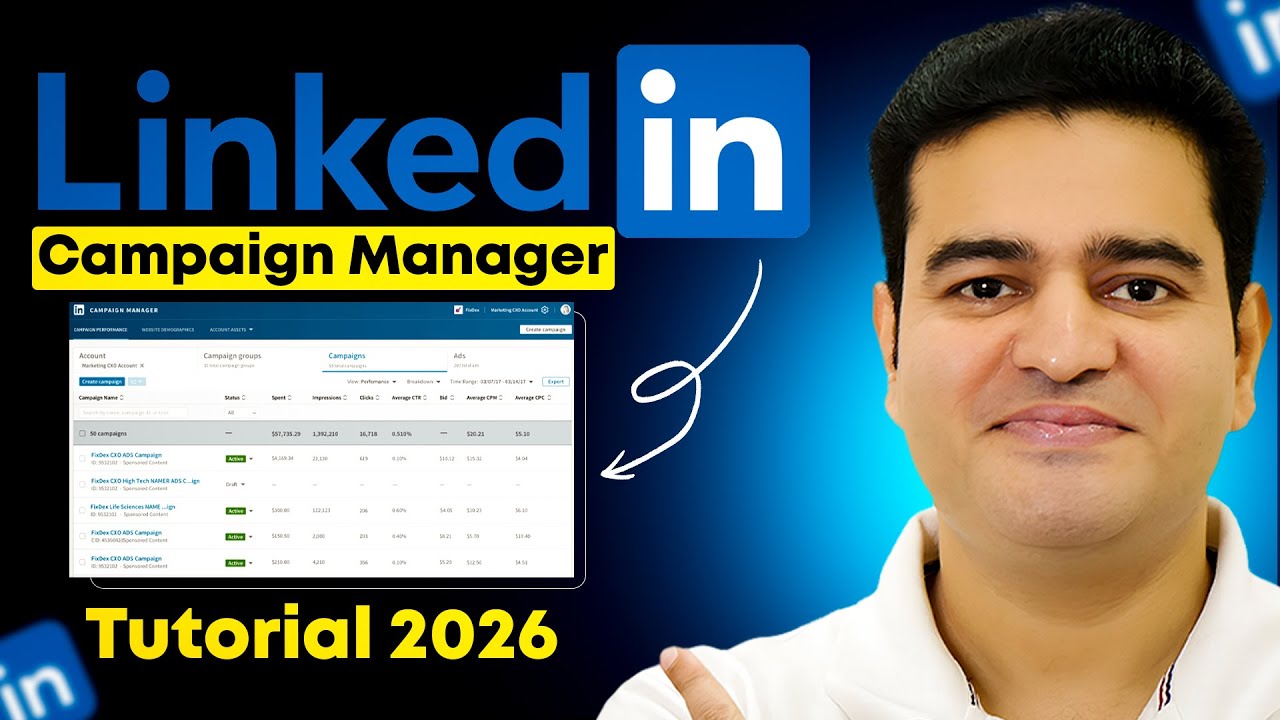 LinkedIn Ads Campaign Manager Account 2026 | #linkedinads