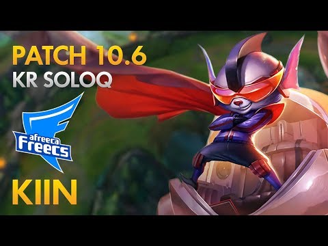 Afreeca Freecs Kiin - Top Lane: Rumble vs Shen - KDA 14/0/5