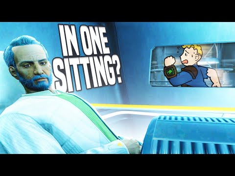 Completing Fallout 4 SURVIVAL In One Sitting.