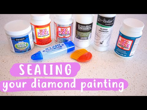 Sealing Your Diamond Painting   WHAT'S BEST?