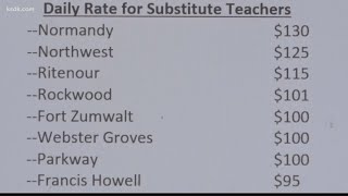 Substitute teacher pay varies among school districts