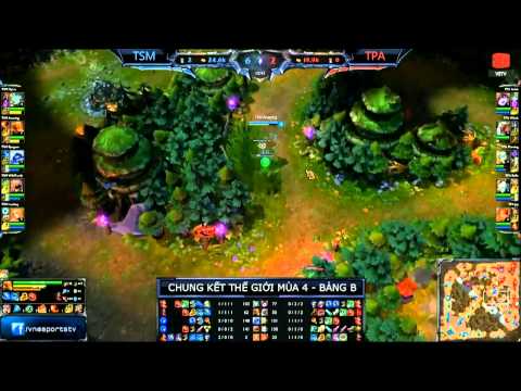 LMHT [19-09-2014] TSM vs TPA Chung Kết Thế Giới Mùa 4 Bảng B