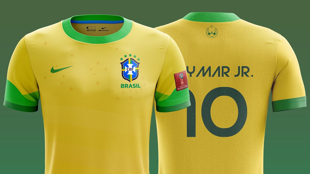 Como criar Design de Camisa de Futebol no Photoshop (Mockup)