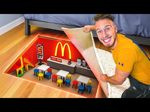 Am Construit Un McDonalds Secret În Camera Mea !