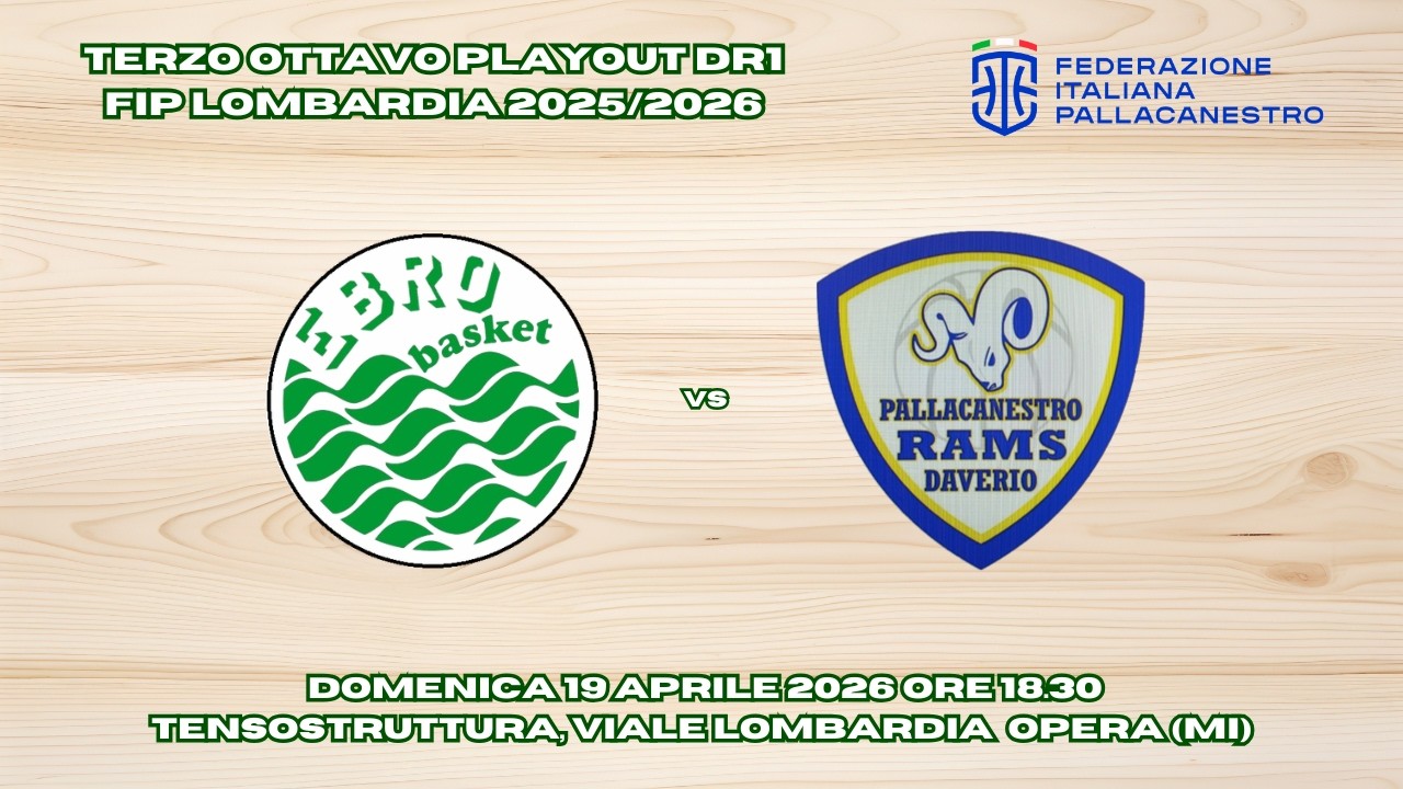 Ebro Basket vs Daverio Rams