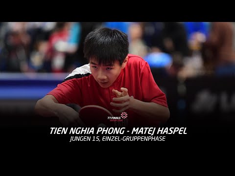 Tien Nghia Phong - Matej Haspel | Jungen 19, Einzel-Gruppenphase | TT-Finals 2024 Erfurt