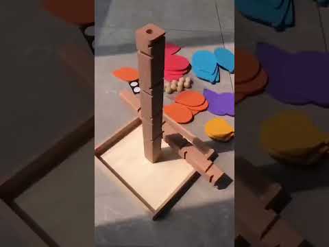 彩虹音樂樹滾珠軌道益智積木音樂樹AYL01(影片必看)