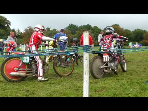GRASS TRACK CHAMPIONSHIP.   Round nine FGA.  Malpas 30th Sept 2017.  Hosted by Whitchurch MCC.