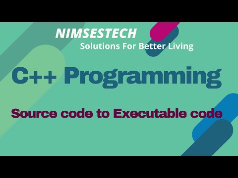 C Source Code To Executable Code All The Steps Are Explained