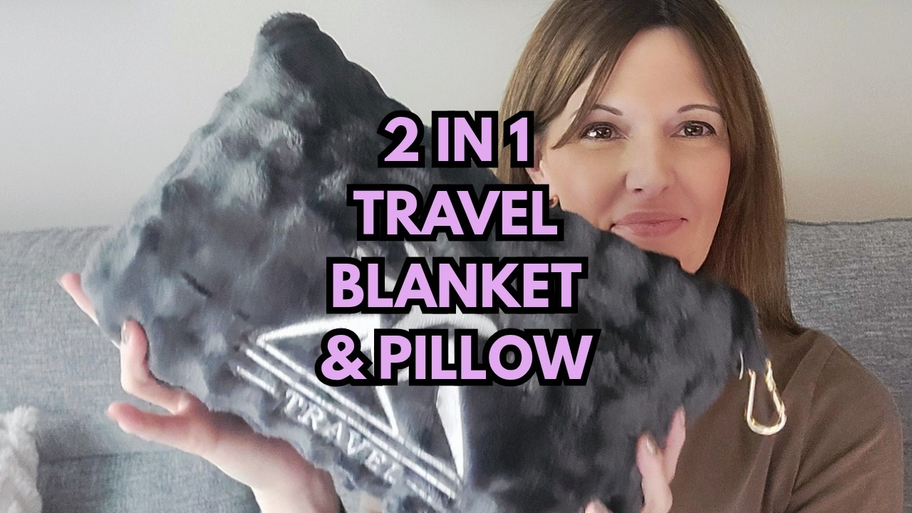 Comfy 2-in-1 Travel Blanket & Pillow Review | Must-Have Travel Essential ✈️