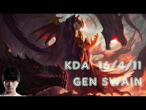 GEN Crown SWAIN vs LEBLANC Mid   Patch 8 (League Of Legends Challenger Replay)