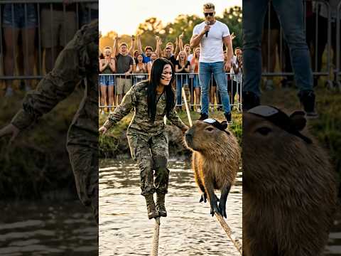 A Capi vence a competição da corda no Rio?!