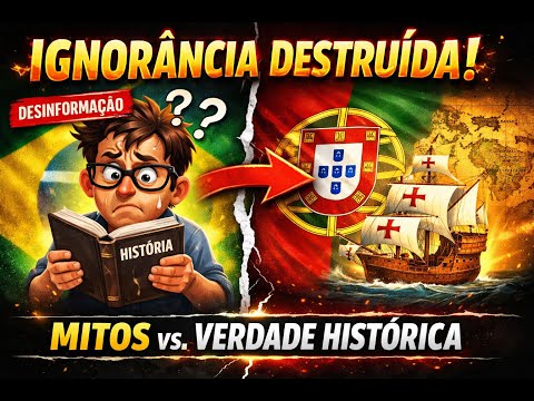 BRASILEIROS IGNORANTES ATACAM PORTUGAL: A VERDADE HISTÓRICA QUE OS DESTRÓI!