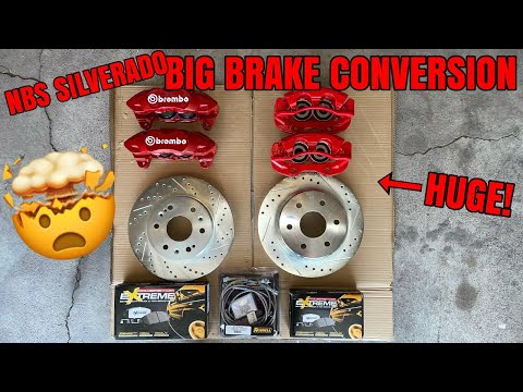 NBS Silverado big brake upgrade - paraplegic helps me work on it!