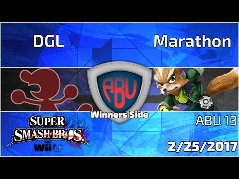 ABU Monthly 013: DGL vs Marathon - SSB4 Singles Winners R3