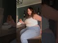 Bbw In Jeans Eating