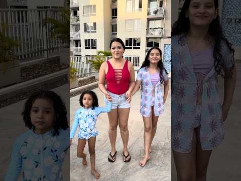 Se me olvidó colocar el flotador a Luciana 😱