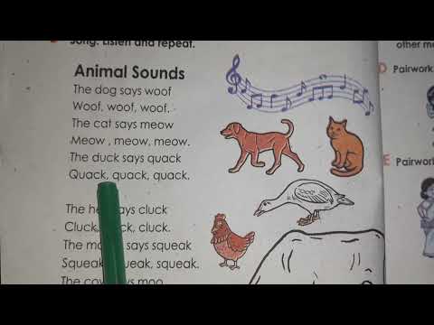 Class 1 | Rhyme | Animal Sounds | English to Bangla