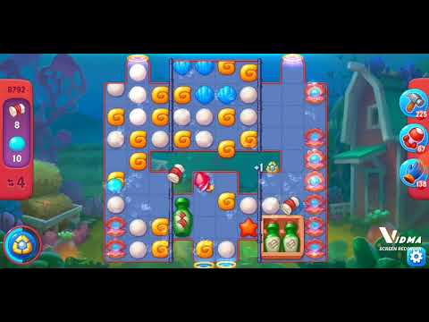 Fishdom. 8792 hard level no boosters and diamonds. 15 moves