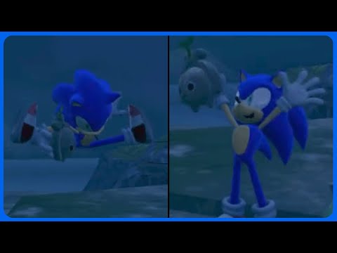 Sonic Frontiers Japanese exclusive Sonic idle animation