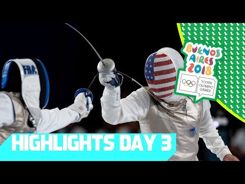 Swimming, Fencing and Sport Climbing Medals have been decided! | YOG 2018 Day 3 | Top Moments