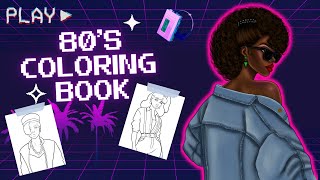 80s Coloring Book Pages Part 1
