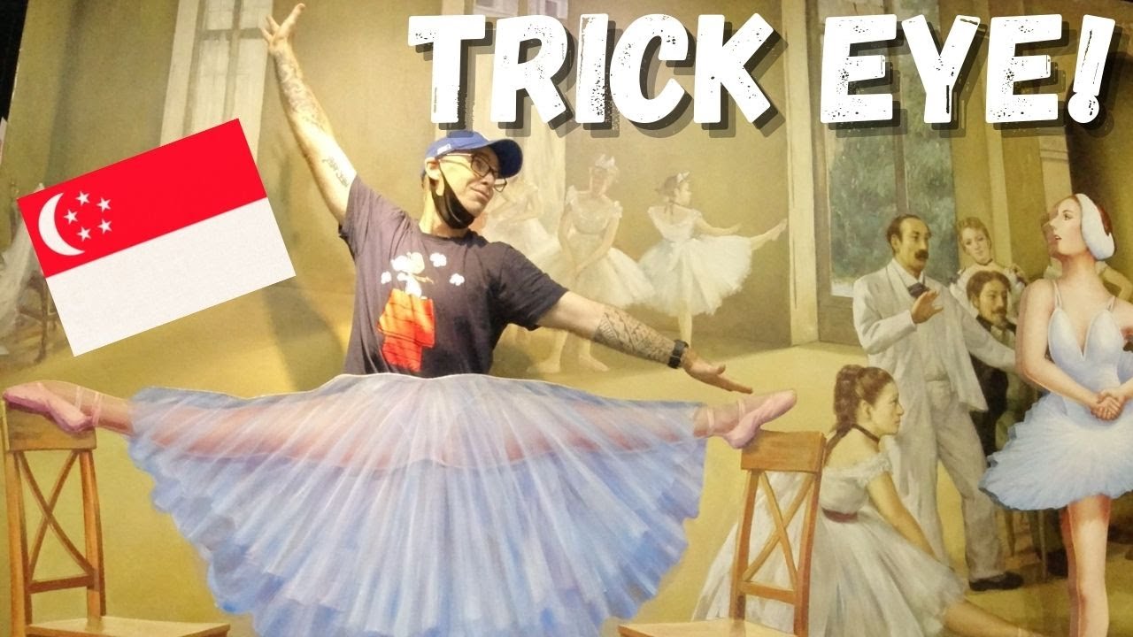 Experience the intrigue of Trick Eye Museum as a traveler explores it in this captivating video.
