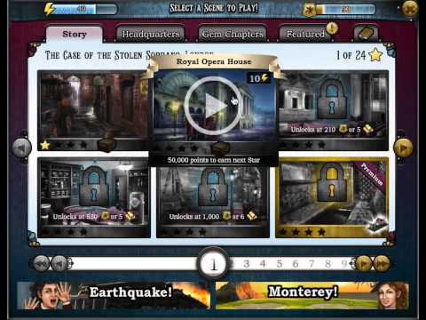 Old Facebook Games: Disney / Playdom's Blackwood & Bell Mysteries