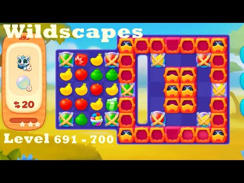 Wildscapes Level 691 - 700 HD Walkthrough | Gameplay | 3 - match game | ios | android | pc | app