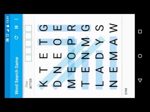 Word Search Puzzle Free 3 Video