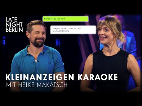 Kleinanzeigen Karaoke mit Heike Makatsch | Late Night Berlin