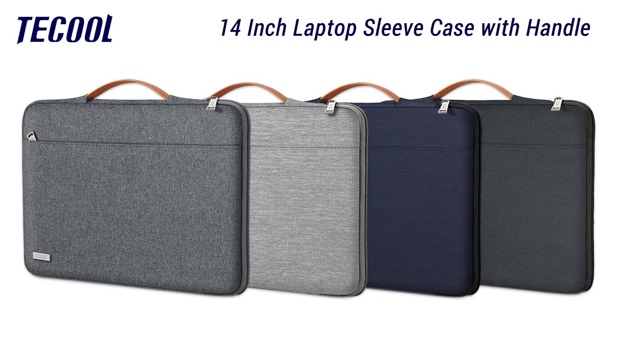 Introduction to TECOOL 14 Inch Laptop Sleeve with Retractable Handle