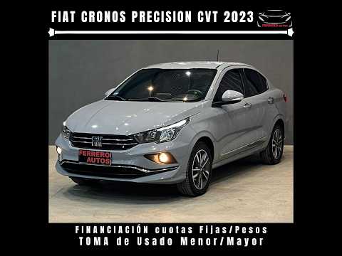Se Vende: Fiat Cronos Precision CVT 1.3N 2023 - FERRERO Automotores Oncativo (Provincia de Córdoba)
