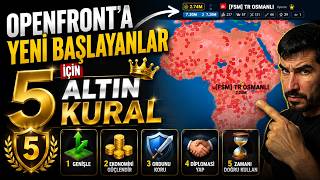 OpenFront'ta Yeni Başlayanlar İçin 5 Kritik Uyarı!