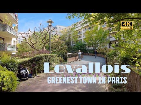 [4K] Levallois: Paris’ Chic & Green Suburb 🌿✨ | Elegant, Quiet & Just 1 Metro Stop Away