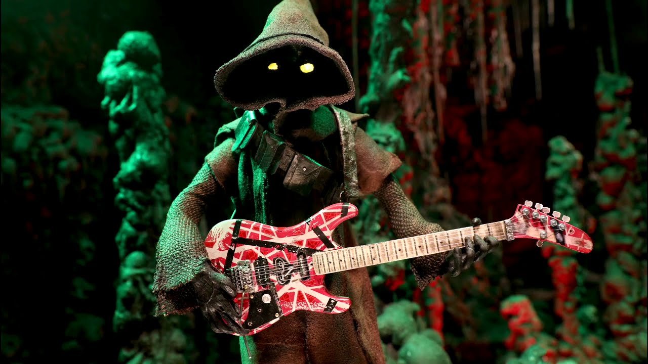 JAWA PLAYS ERUPTION: A Stop Motion Tribute to the Great Edward Van Halen. - YouTube