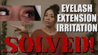 Eyelash Extension Irritation Remedy