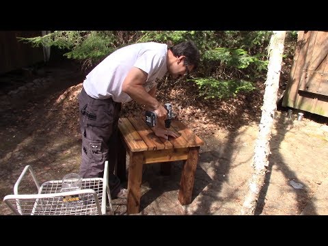 The Woodpecker Ep 144 - Small cedar table for the cottage