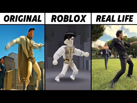 Metro Man Edit Original vs Roblox vs Real Life