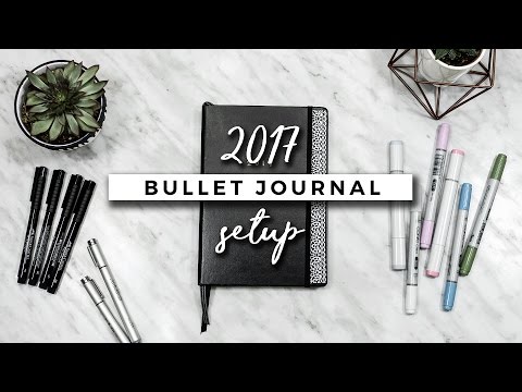 My Bullet Journal Setup 2017 Video