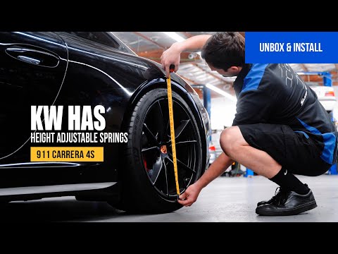 Lowering 911 Carrera 4S with KW HAS kit | SVBimmer