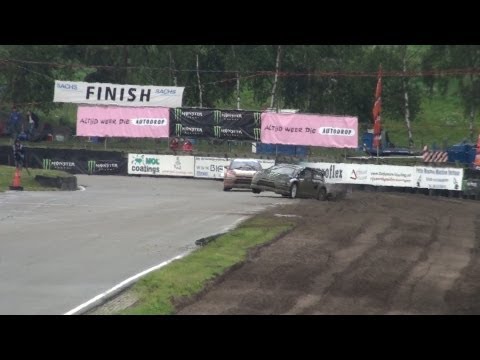Liam Doran knows how to finish in style - ERC Rallycross Valkenswaard 2011