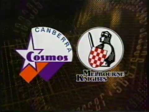 Melbourne Knights v Canberra Cosmos Round 21 1995/96