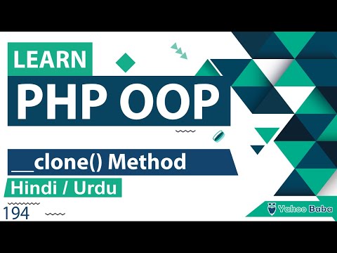 PHP OOP Clone Method Tutorial in Hindi Urdu